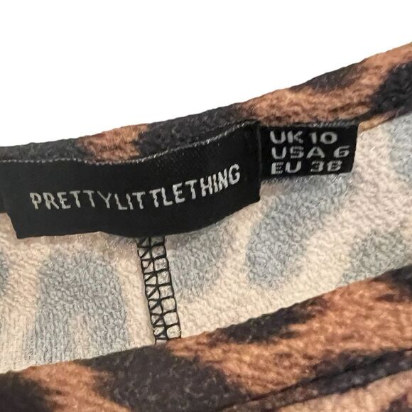 Pretty little thing animal print shift dress - Picture 3 of 3